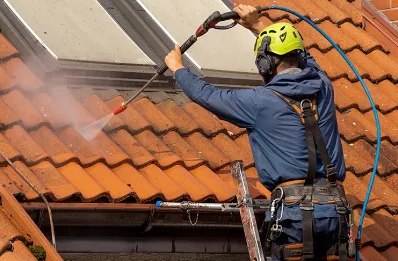 Démoussage et hydrofuge de toiture à Baracé